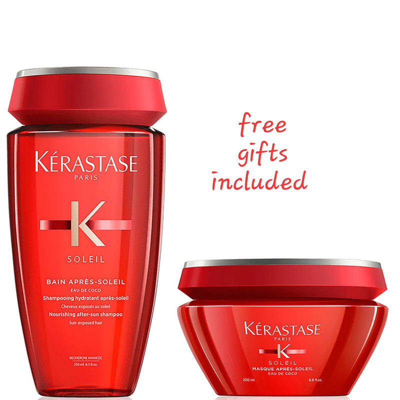 Kerastase Soleil Duo Bundle Shampoo & Mask With Free Travel Size Duo
