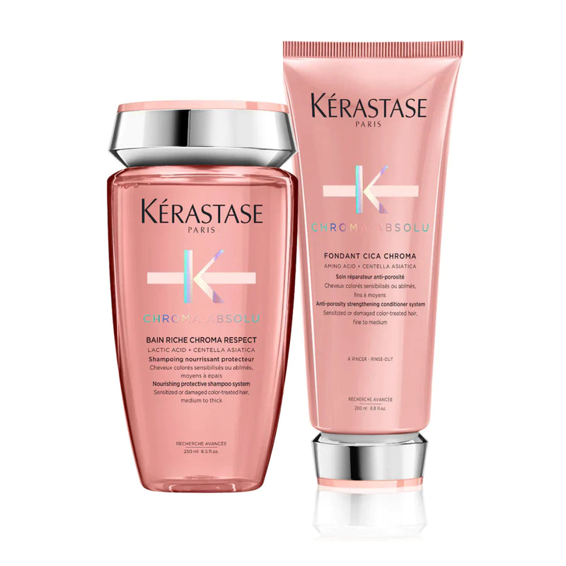 Kérastase Chroma Absolu Thick Coloured Hair Giftset Bundle  Duo