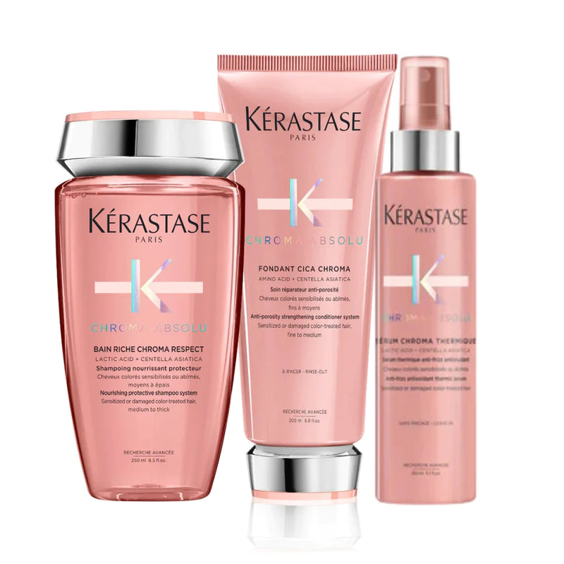 Kérastase Chroma Absolu Coloured Hair Solution Bundle Giftset Trio
