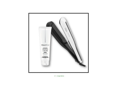L’Oreal Professionnel Steampod 3.0 Steam Hair Straightener & Styling with free heat protector bag and steampod heat protector cream