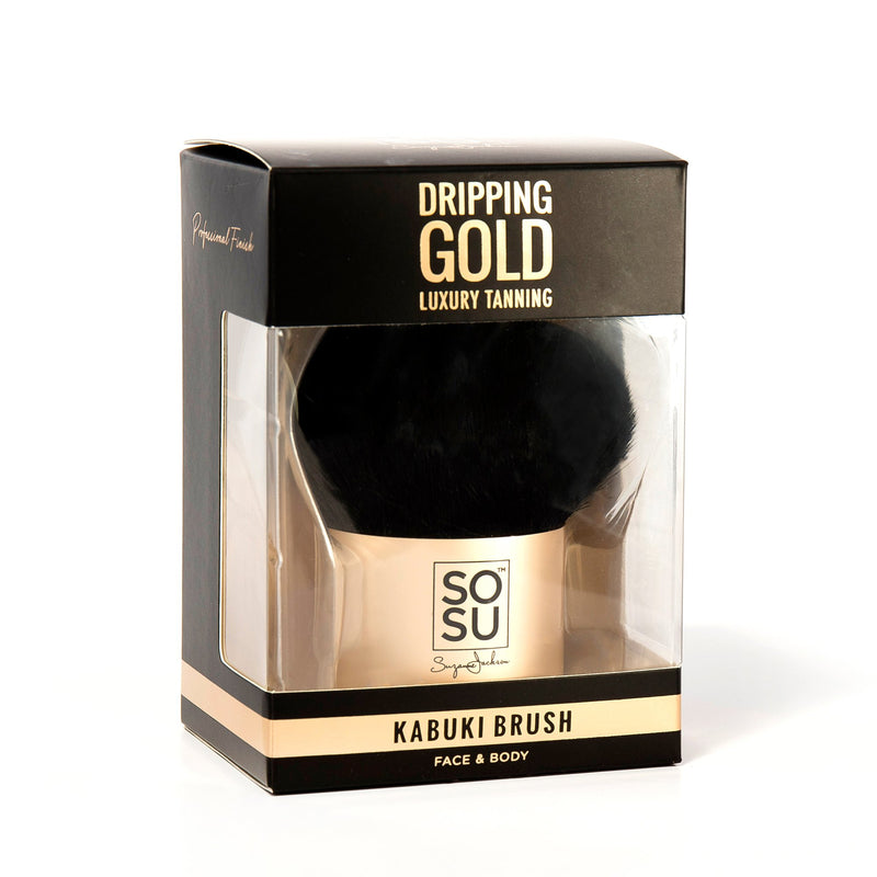 SoSu Dripping Gold Kabuki Brush