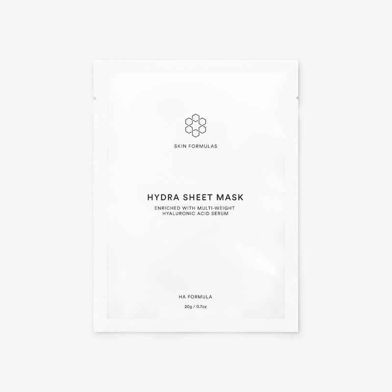 Skin Formulas Hydra Sheet Masks – 5 pack · Hyaluronic Acid