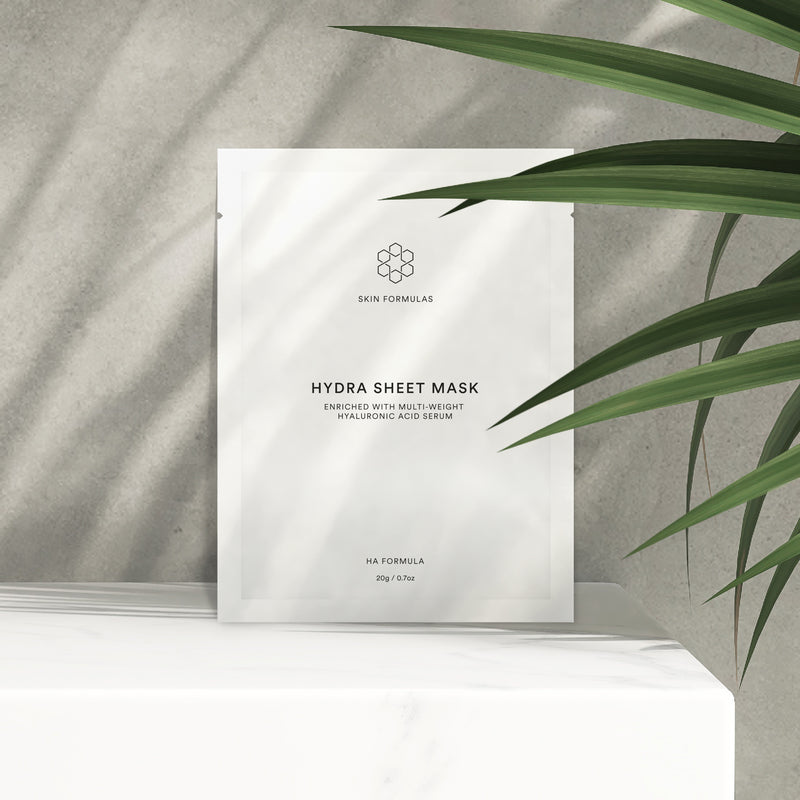 Skin Formulas Hydra Sheet Mask · Hyaluronic Acid