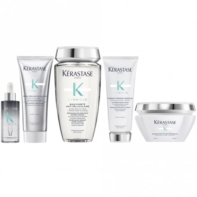 Kerastase Symbiose Anti-Dandruff & Scalp Renewal Bundle For Oily & Sensitive Scalps